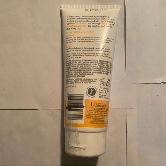 By Nature Vitamin C + Collagen Brightening + Hydrating Cream Cleanser 7 oz - Picture 2 of 2